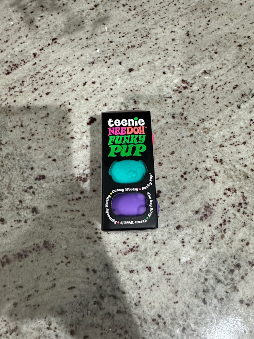 VIRAL 🚀 - NEEDOH Funky Pup Teal & Purple Squishy Toy 🐾